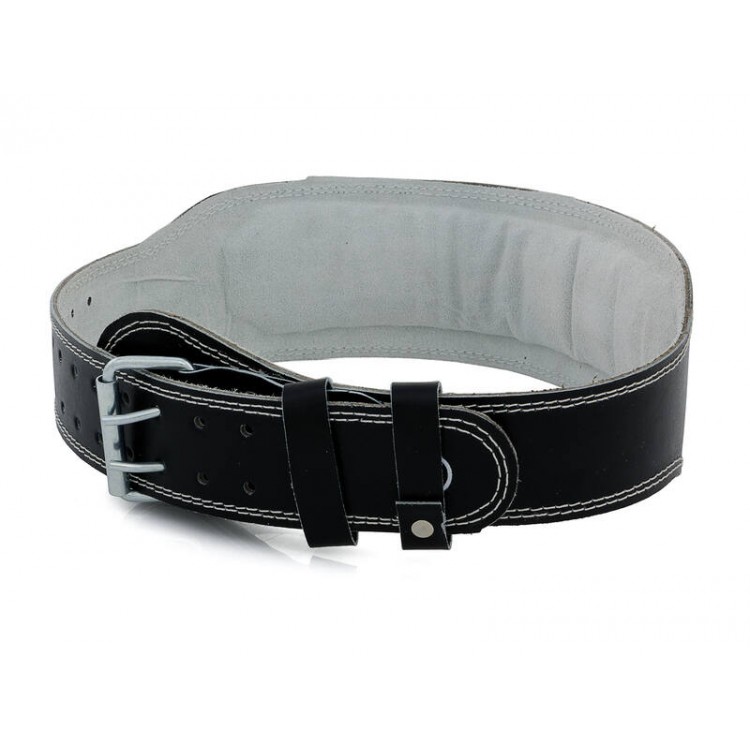 York Leather Weight Lifting Support Belt - Large 81cm - 107cm