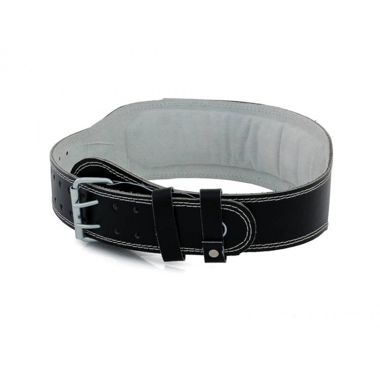 York Leather Weight Lifting Support Belt - XLarge 95cm - 121cm