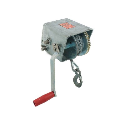 Boat Trailer Cable Winch 1200kg  7.5m 3-Speed - 15:1 5:1 1:1