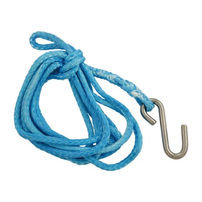 5m Winch Rope with S Hook - 2000kg - 5m / 8mm