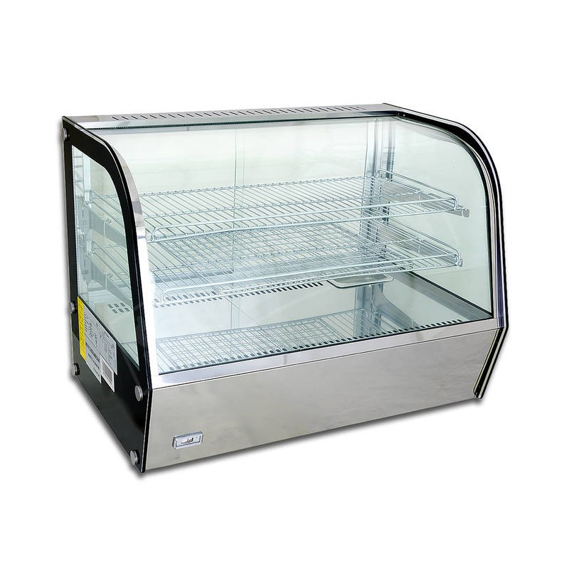 0 9m Commercial Hot Food Cabinet 160l Heated Countertop 3 Level
