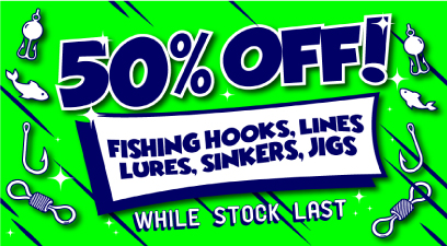 50% Off Fishing