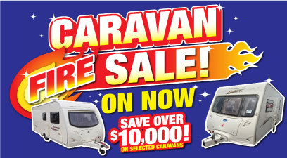 Caravan Fire Sale